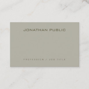 Elegant Clean Design Professional Template Modern Business Card