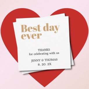 Elegant Clean Wedding Thank You  Card