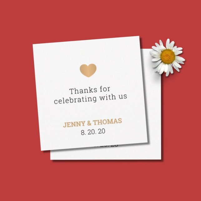 Elegant Clean Wedding Thank You Card (Creator Uploaded)