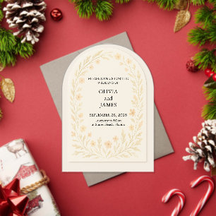 Elegant Clear Acrylic Wedding Invitation 