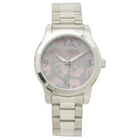 elegant clear rose gold tribal elephant pattern