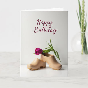 Elegant Clogs Birthday Card