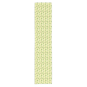 Elegant Clovers Short Table Runner
