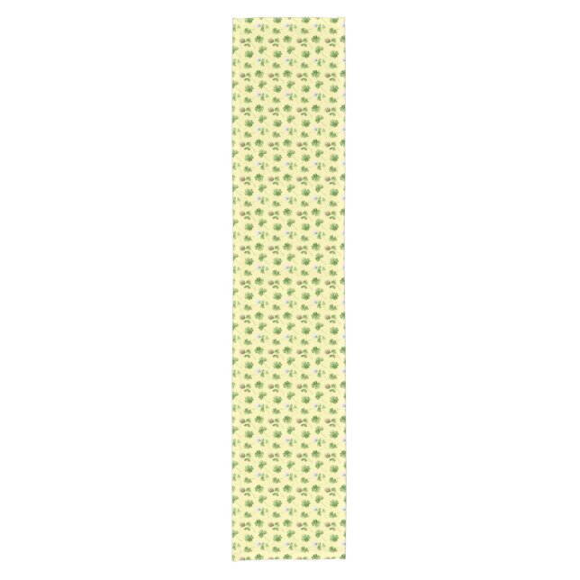 Elegant Clovers Short Table Runner (Front)