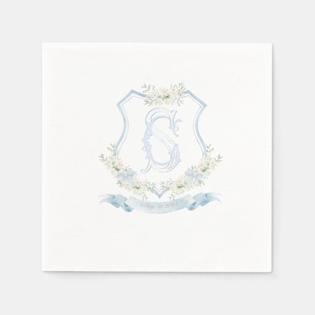 Elegant Cocktail Napkins (Front)