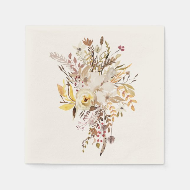 elegant cocktail party paper napkins (Front)