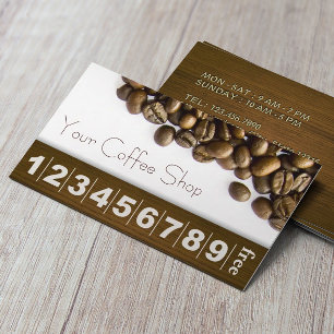 Elegant Coffee Beans Coffee Loyalty