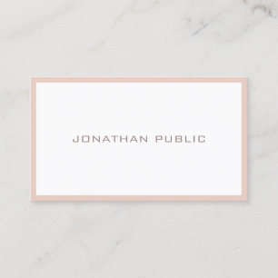 Elegant Color Harmony Modern Sleek Artistic Plain Business Card