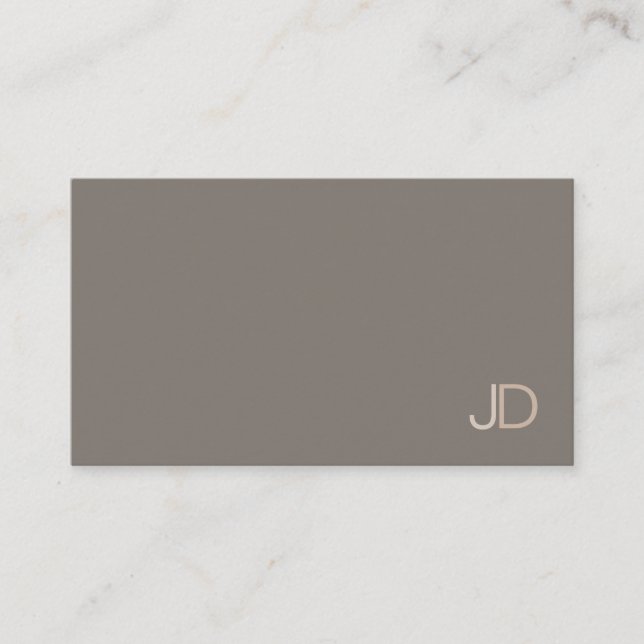 Elegant Colour Harmony Modern Professional Monogra Business Card (Front)