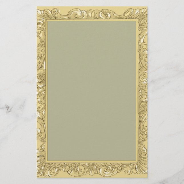 Elegant Coloured Personalised Stationery (Front)