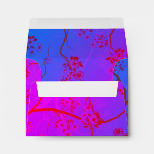 Elegant Colourful Cherry Blossoms Envelope