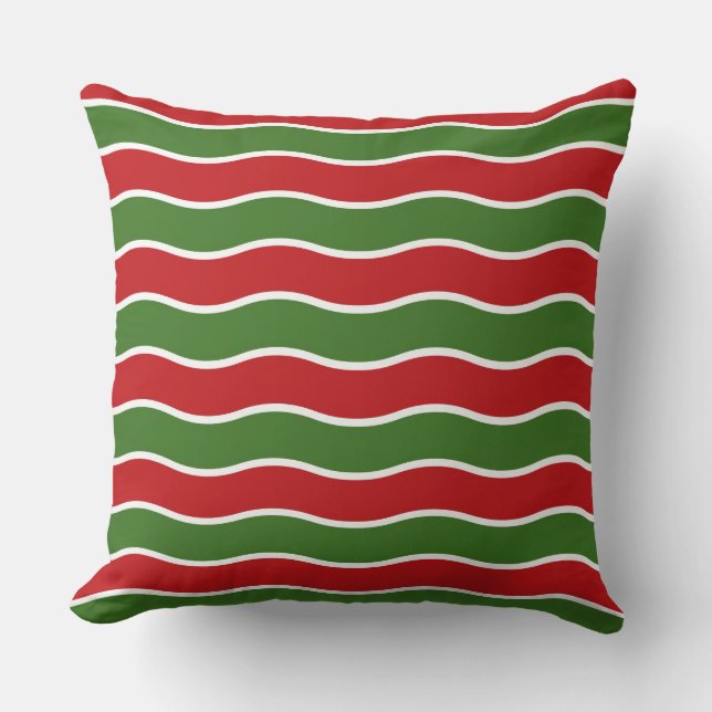 Elegant colourful Christmas  Cushion (Front)