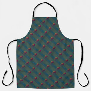 Elegant Colourful Crochet Easter Egg Blue Green Apron