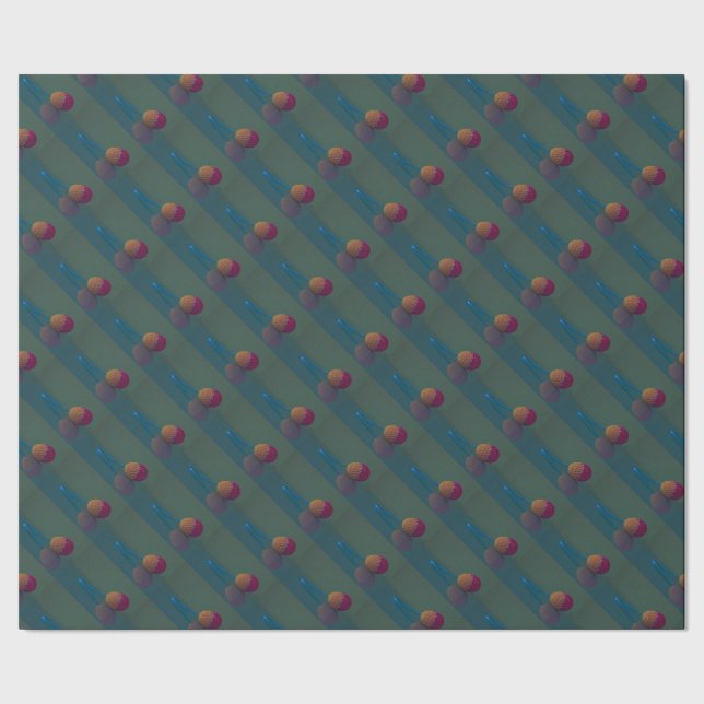 Elegant Colourful Crochet Easter Egg Wrapping Pape Paper (Seam)
