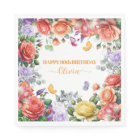 Elegant Colourful Floral 99th Birthday Party