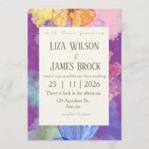 Elegant Colourful Floral Wedding