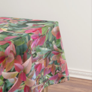Elegant Colourful Leave Pattern Tablecloth
