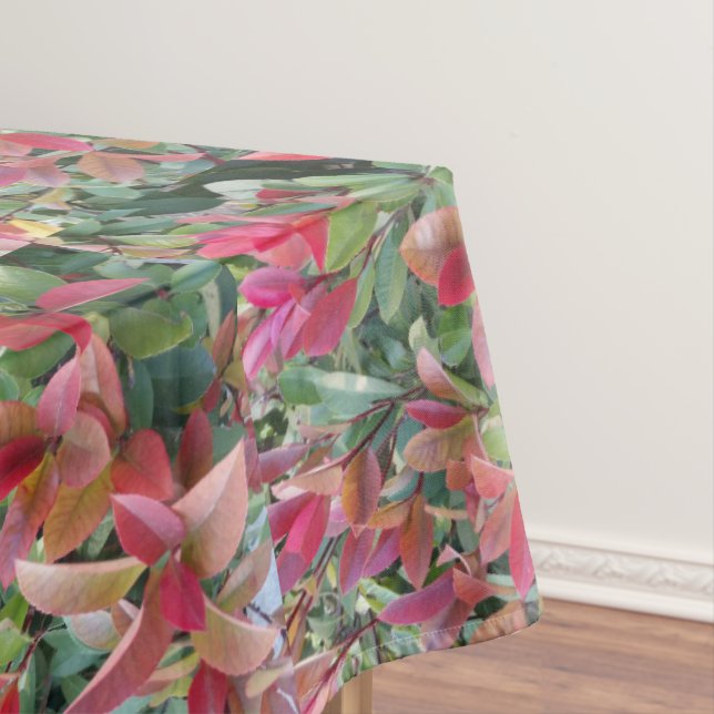 Elegant Colourful Leave Pattern Tablecloth (In Situ)
