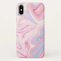 Elegant colourful pastel pink blue orange marble