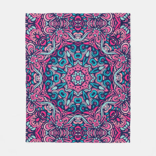 Elegant Colourful seamless pattern Shower Curtain Fleece Blanket