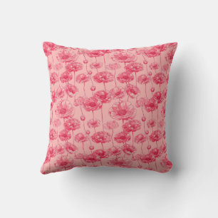 Elegant Colourful Stylish Romantic Floral Chic Cushion