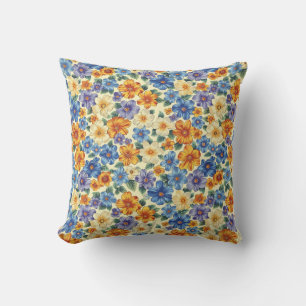 Elegant Colourful Stylish Romantic Floral Chic Cushion