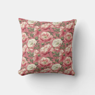 Elegant Colourful Stylish Romantic Floral Chic Cushion
