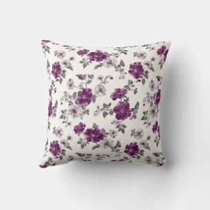 Elegant Colourful Stylish Romantic Floral Chic Cushion