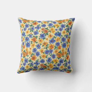Elegant Colourful Stylish Romantic Floral Chic Cushion