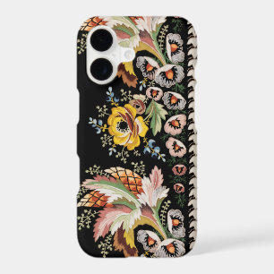 Elegant Colourful Vintage Embroidered Floral