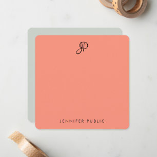 Elegant Colours Calligraphy Monogrammed Template