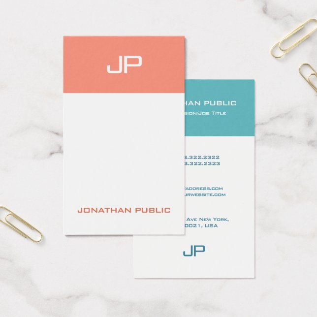 Elegant Colours Elite Design Modern Monogram (Office)