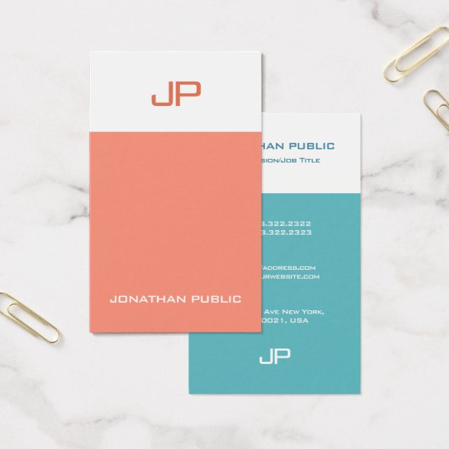 Elegant Colours Elite Design Modern Monogrammed (Office)