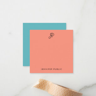 Elegant Colours Handwriting Monogram Template