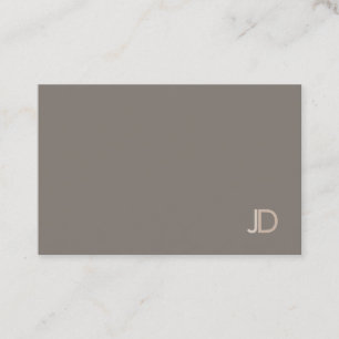 Elegant Colours Modern Monogram Template Trendy Business Card