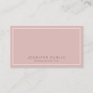 Elegant Colours Modern Professional Sleek Plain To Business Card