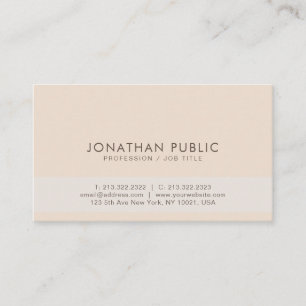 Elegant Colours Modern Sleek Template Professional Business Card