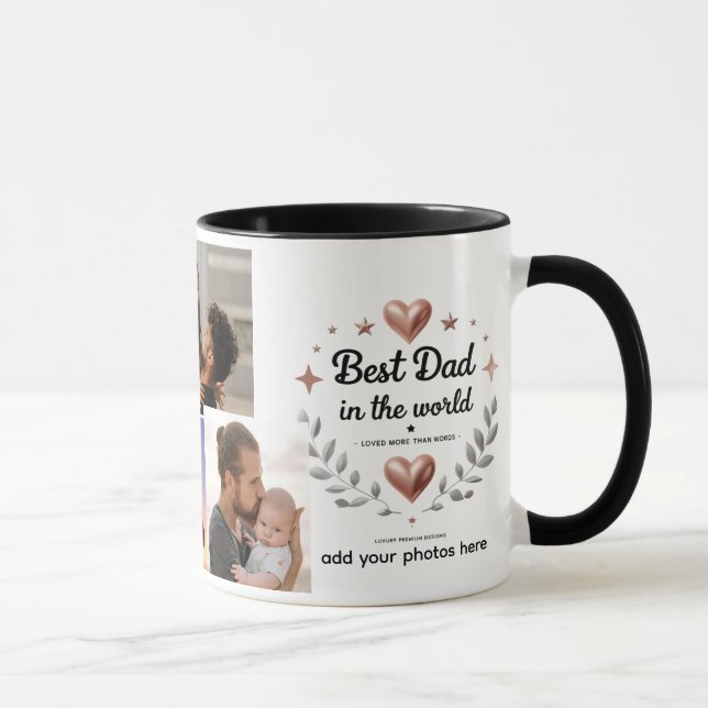 Elegant Combo 15 oz Personalised Mug (Right)