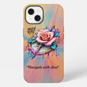 "Elegant Compass Rose Design" iPhone 13 Case