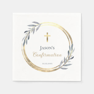 elegant Confirmation  Napkin