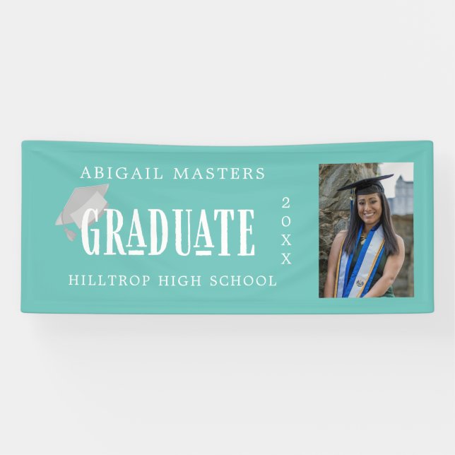 elegant congrats graduate photo  banner (Horizontal)