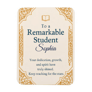 Elegant Congratulations Card for a Remarkable Stud Magnet