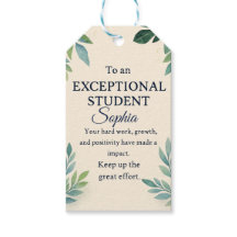 Elegant Congratulations Card for an Exceptional St