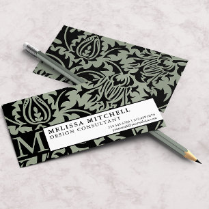 Elegant Consultant Business William Morris Thistle Card