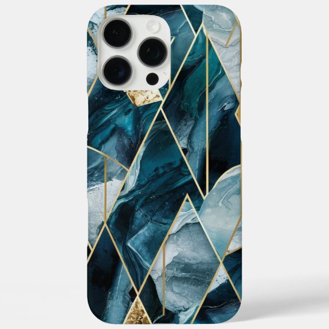 Elegant Copper | Feminine Opulent Teal Gold Case-M Case-Mate iPhone Case (Back)