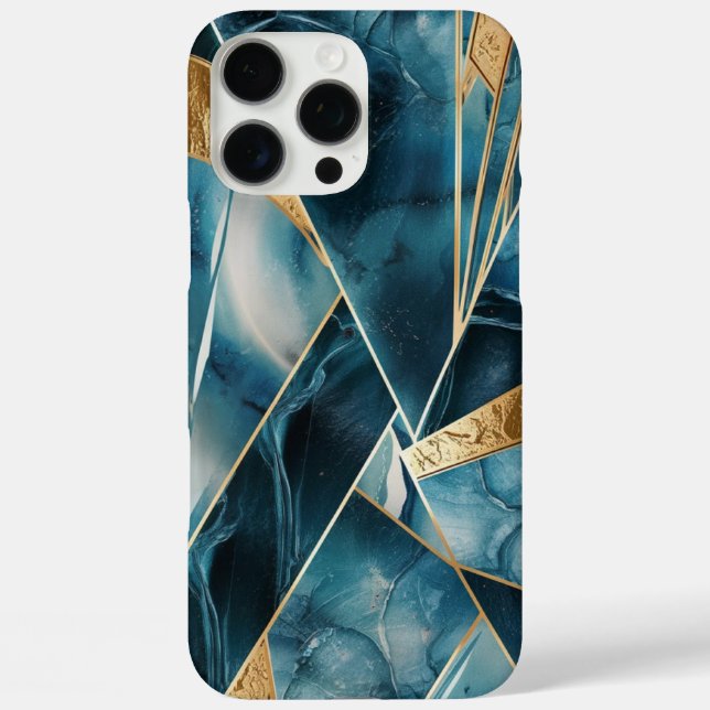Elegant Copper | Feminine Opulent Teal Gold Case-M Case-Mate iPhone Case (Back)