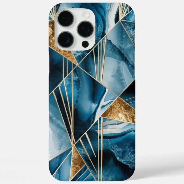 Elegant Copper | Feminine Opulent Teal Gold Case-M Case-Mate iPhone Case (Back)