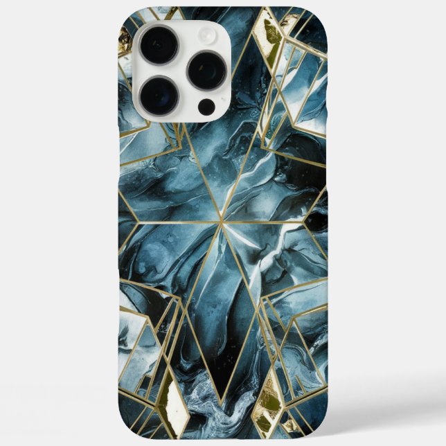 Elegant Copper | Feminine Opulent Teal Gold Case-M Case-Mate iPhone Case (Back)
