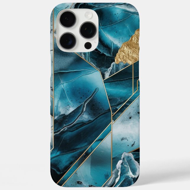 Elegant Copper | Feminine Opulent Teal Gold Case-M Case-Mate iPhone Case (Back)