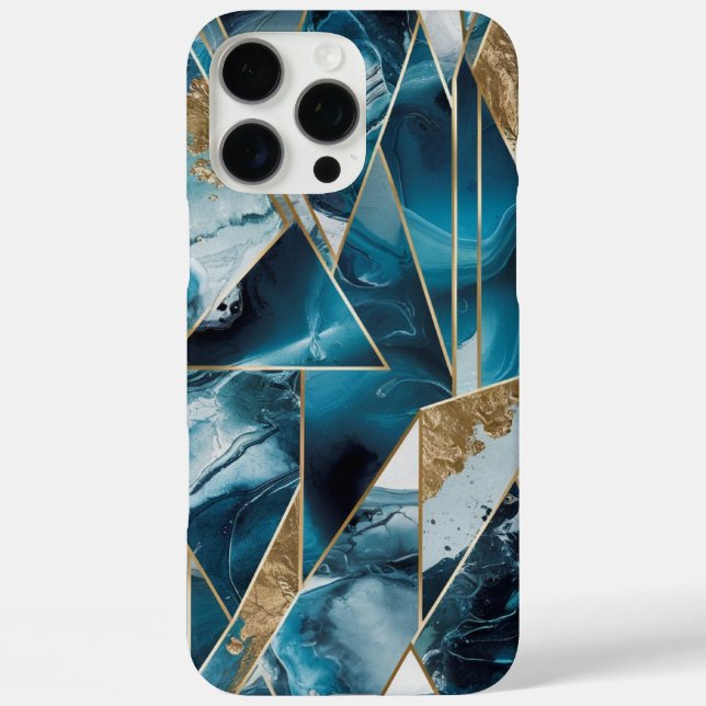 Elegant Copper | Feminine Opulent Teal Gold Case-M Case-Mate iPhone Case (Back)